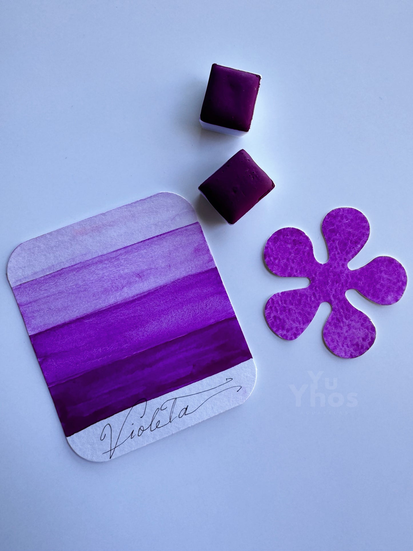 Violeta Flúor – Acuarela Profesional