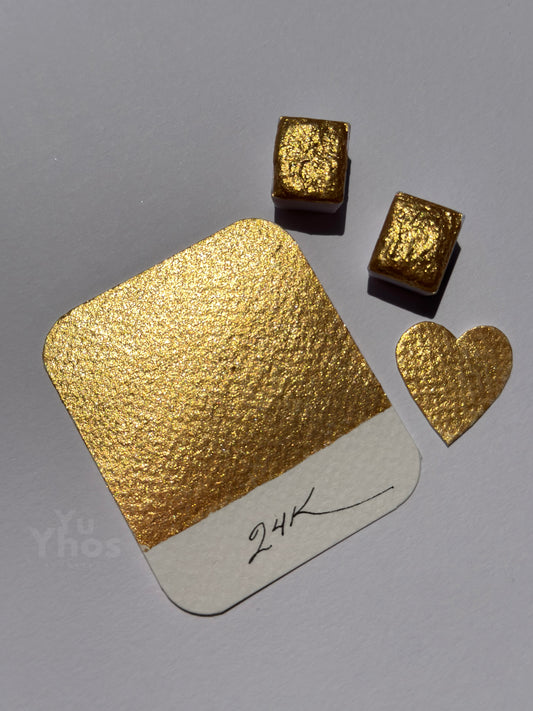 24K – Acuarela Profesional Metalizada